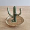 Ring Holder Cactus Satin